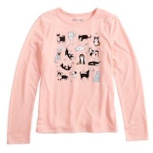 MUDD Girls Long Sleeve "Doggy" Shirt - Size 16